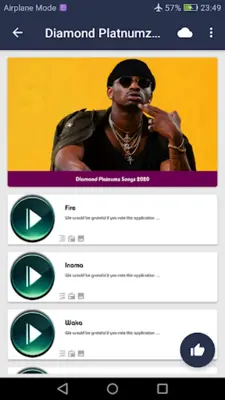 Diamond Platnumz Music android App screenshot 2